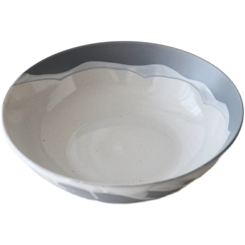 Ceramic grey plate