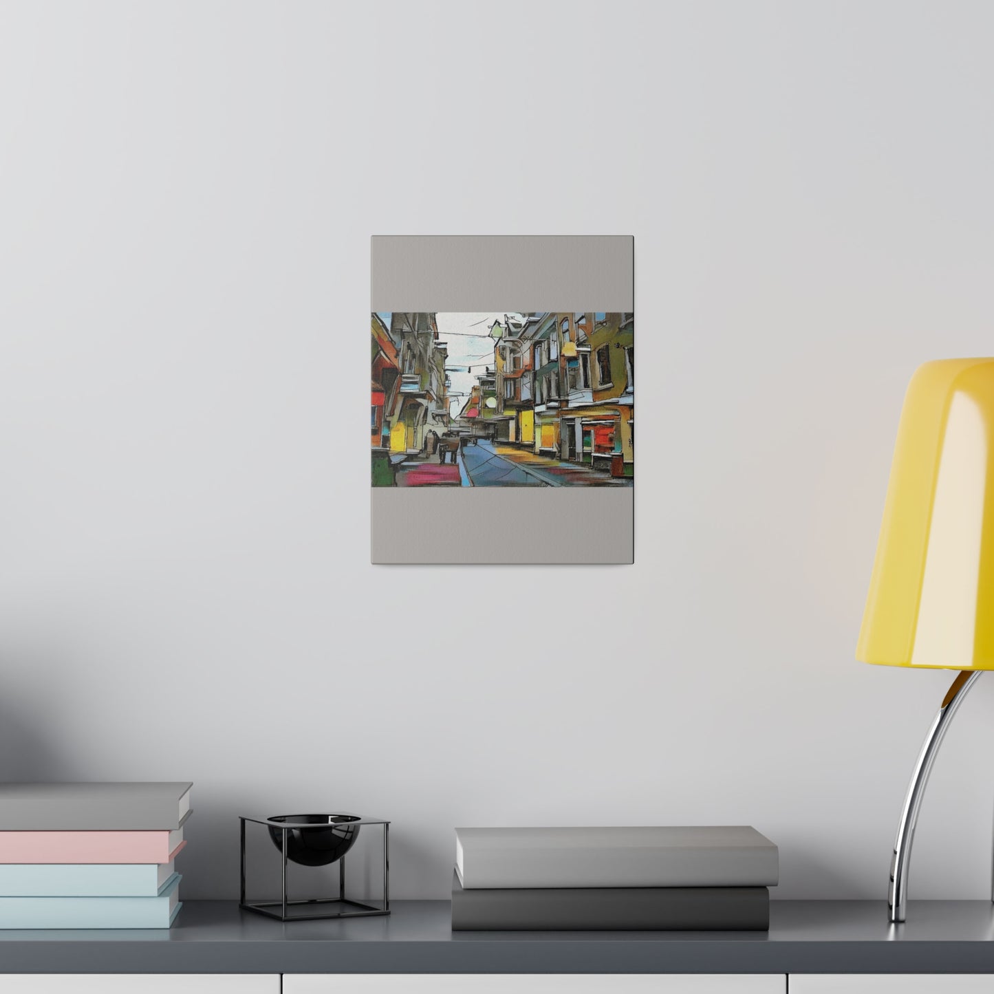 On The High Street Canvas Printify