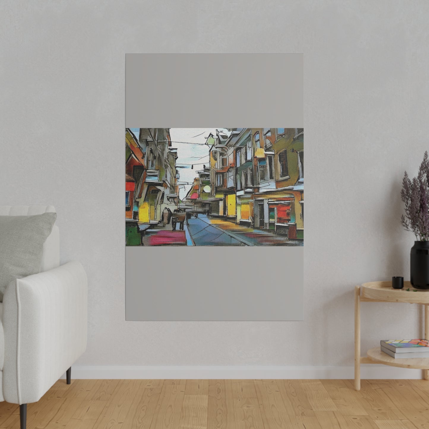 On The High Street Canvas Printify