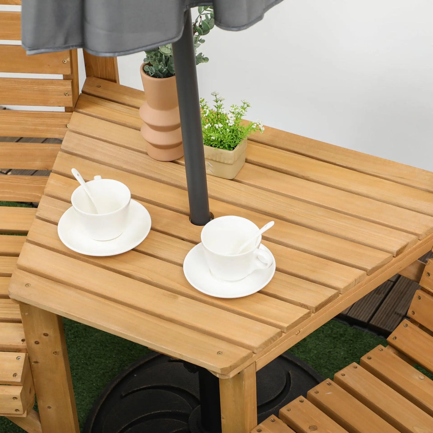 Wooden Garden Love Seat. Londecor