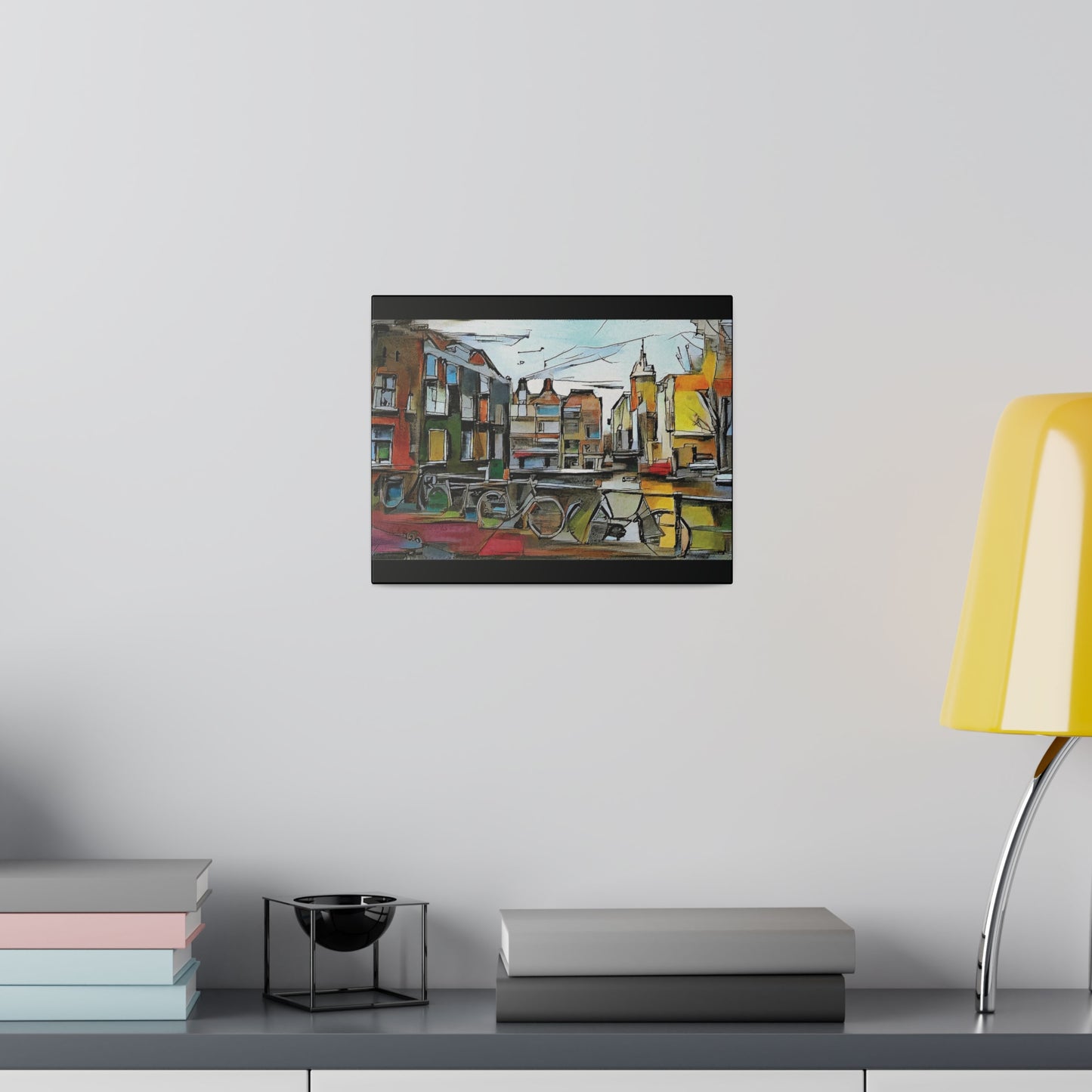 Walks in Amsterdam Canvas  Printify