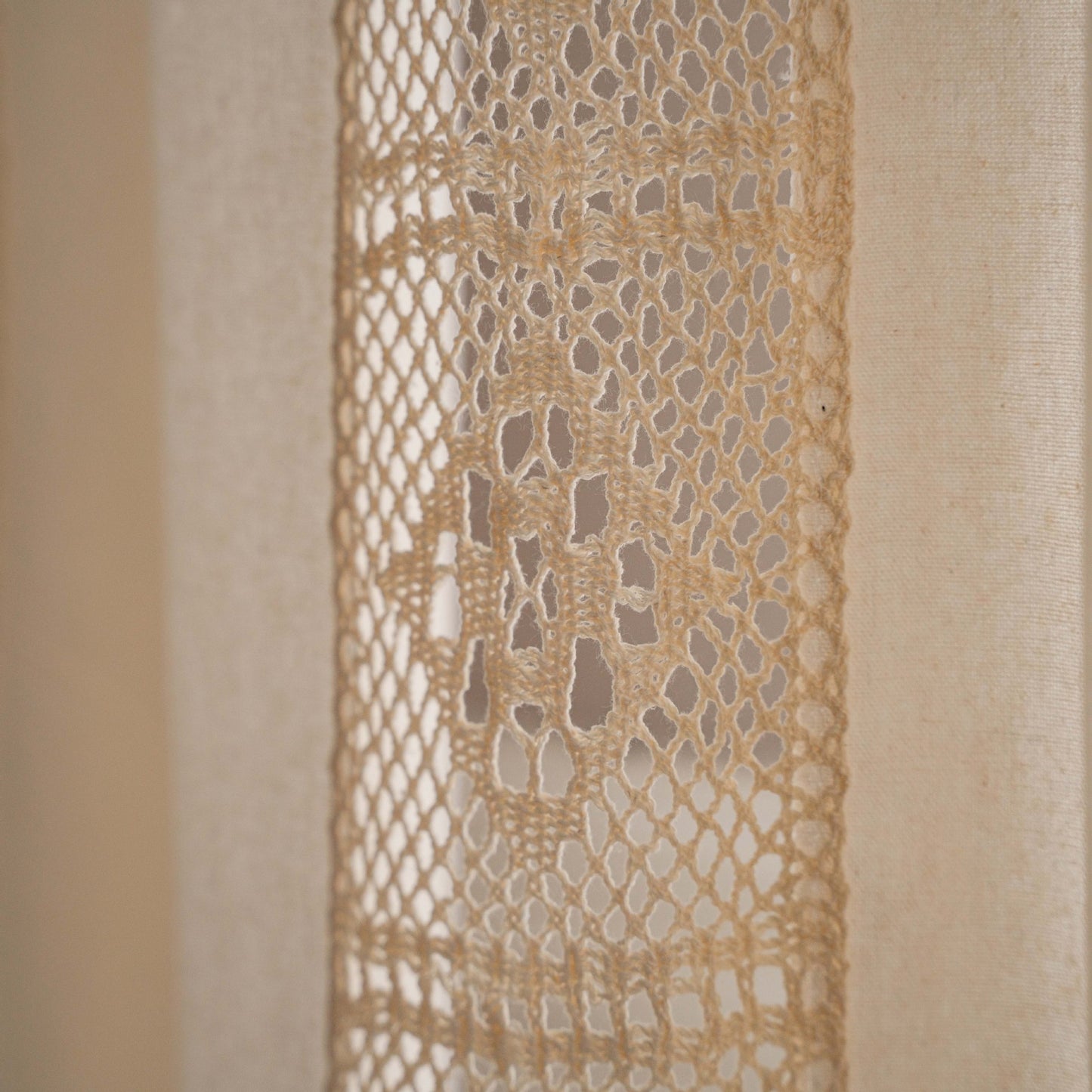 Light & Airy: American-Made Crochet Mesh Curtain - Breathe New Life into Your Space