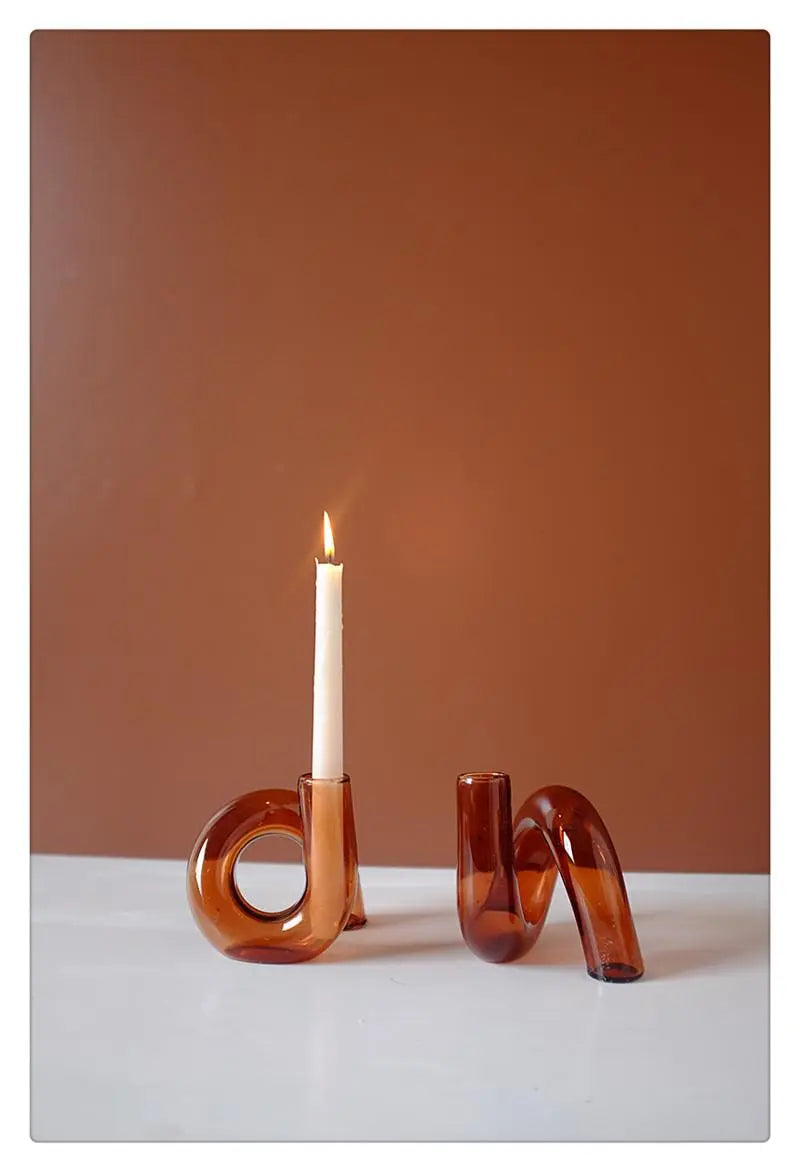 Glass candle holder Londecor