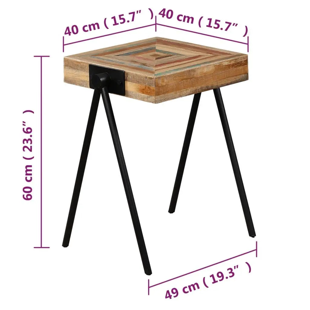 Side Table Solid Reclaimed Teak Londecor