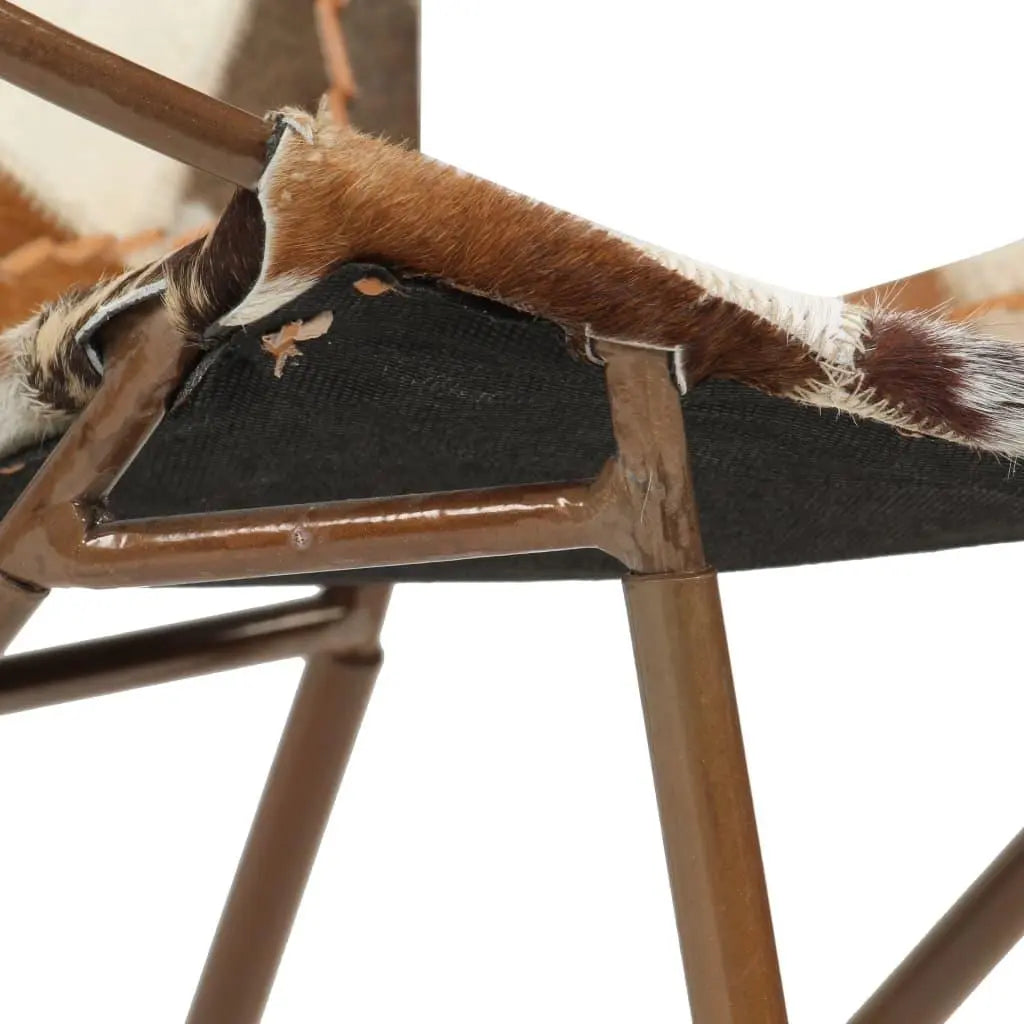 Chair Diamond Brown Real Leather Londecor