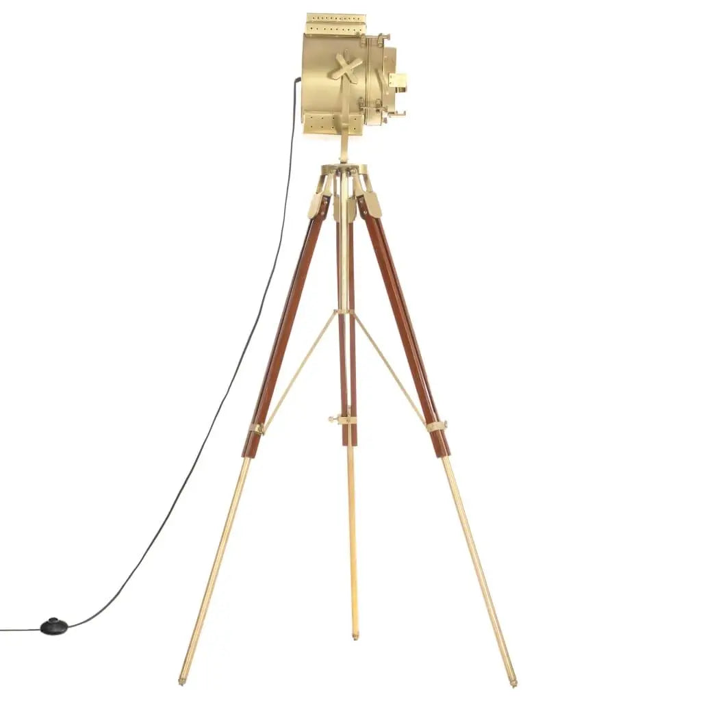 Tripod Floor Lamp Solid Mango Wood 193 cm Londecor