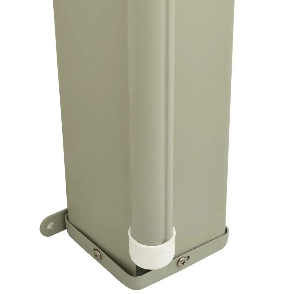 Patio Retractable Side Awning 140x600 cm Brown Londecor