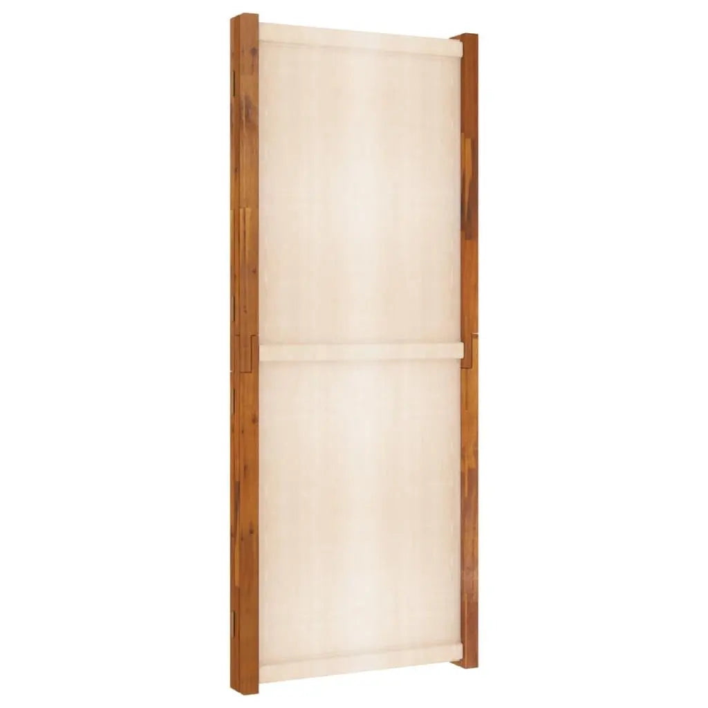 Cream White Room Divider - 3 Panels (210x180 cm) Londecor
