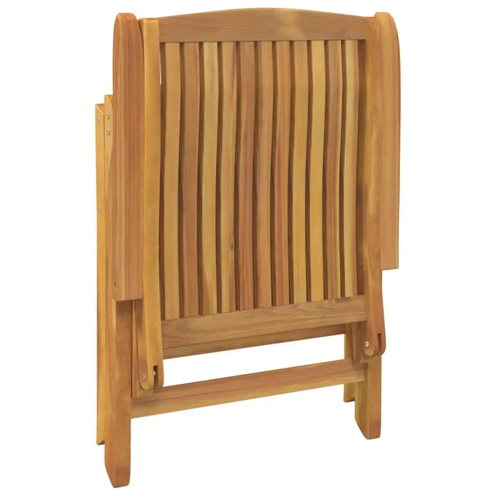 Reclining Garden Chair 2 pcs Solid Wood Teak - Londecor