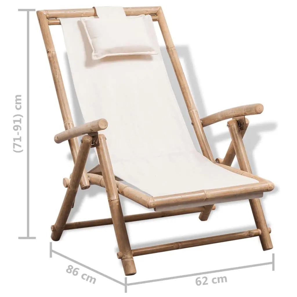 Outdoor Deck Chair Bamboo Londecor