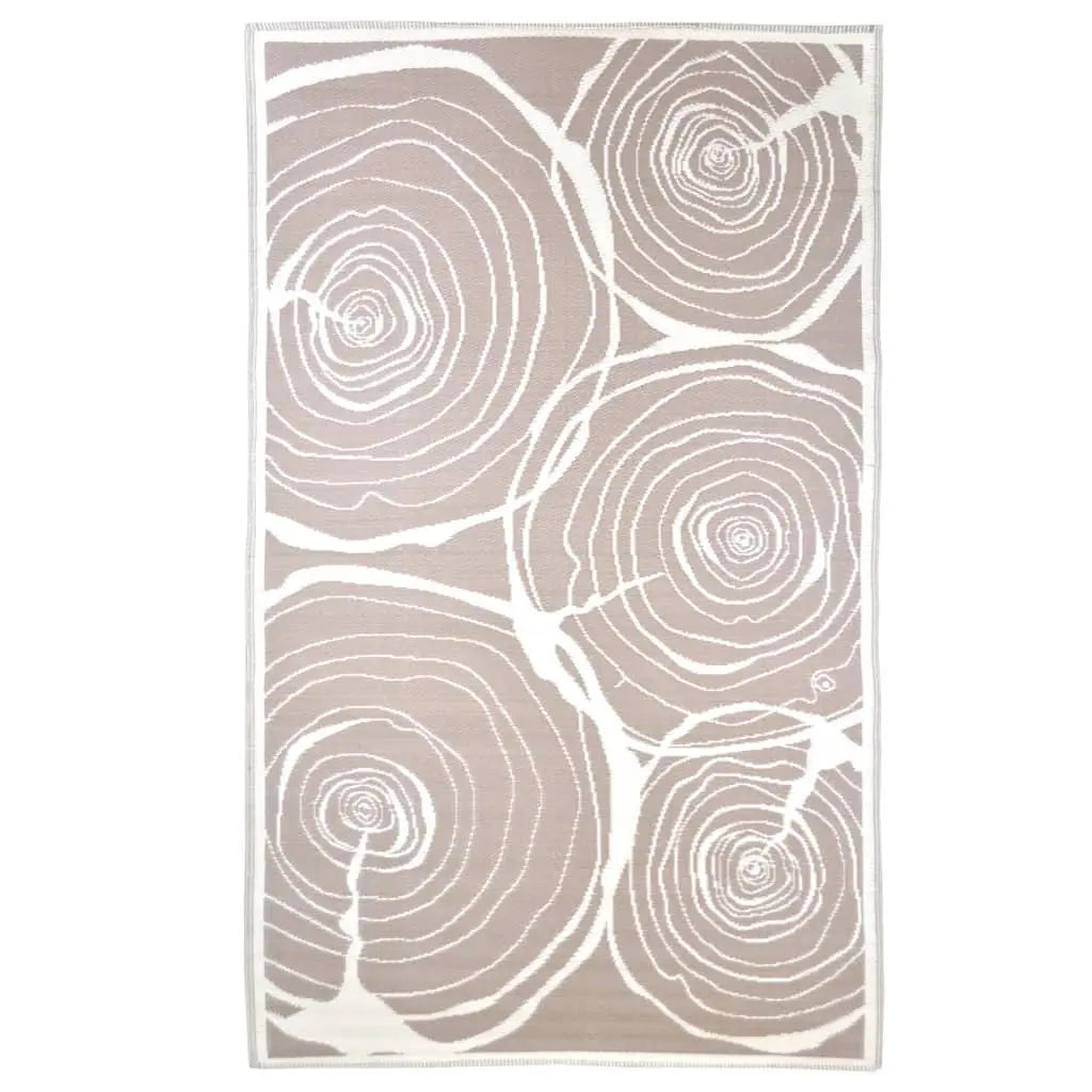 Esschert Design Outdoor Rug 240x150cm Growth Rings Londecor