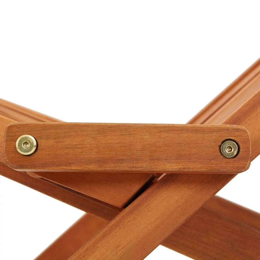 Folding Outdoor Lounge Chairs 2 pcs Solid Acacia Wood Londecor