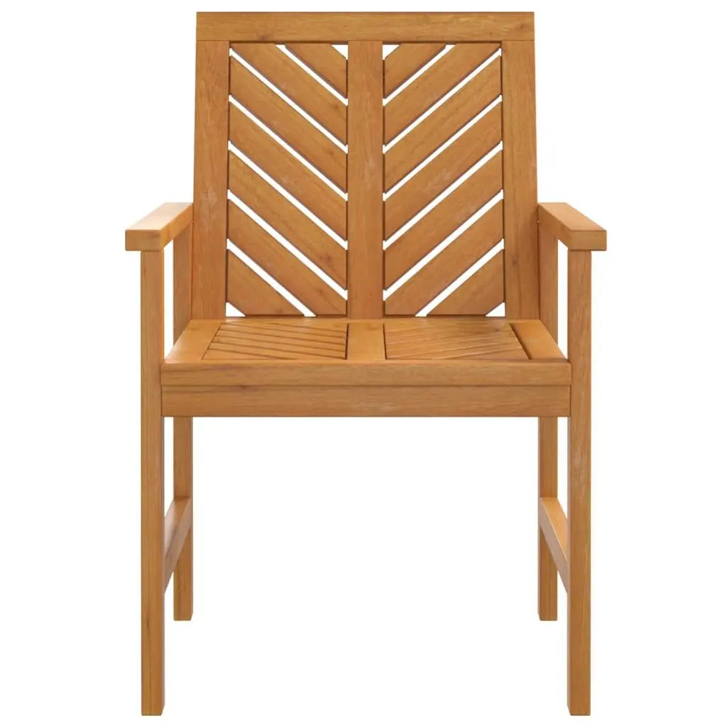 Garden Chairs 2 pcs Solid Wood Acacia Londecor