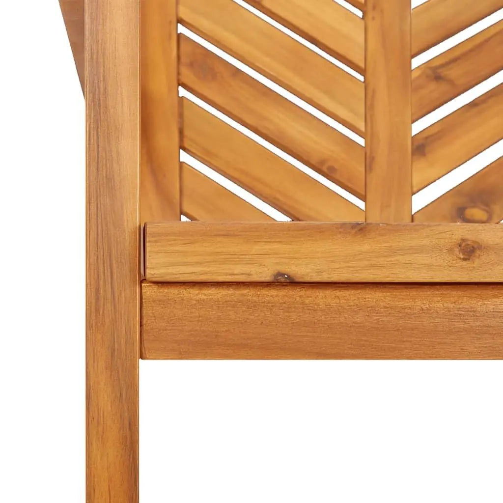 Garden Chairs 2 pcs Solid Wood Acacia Londecor