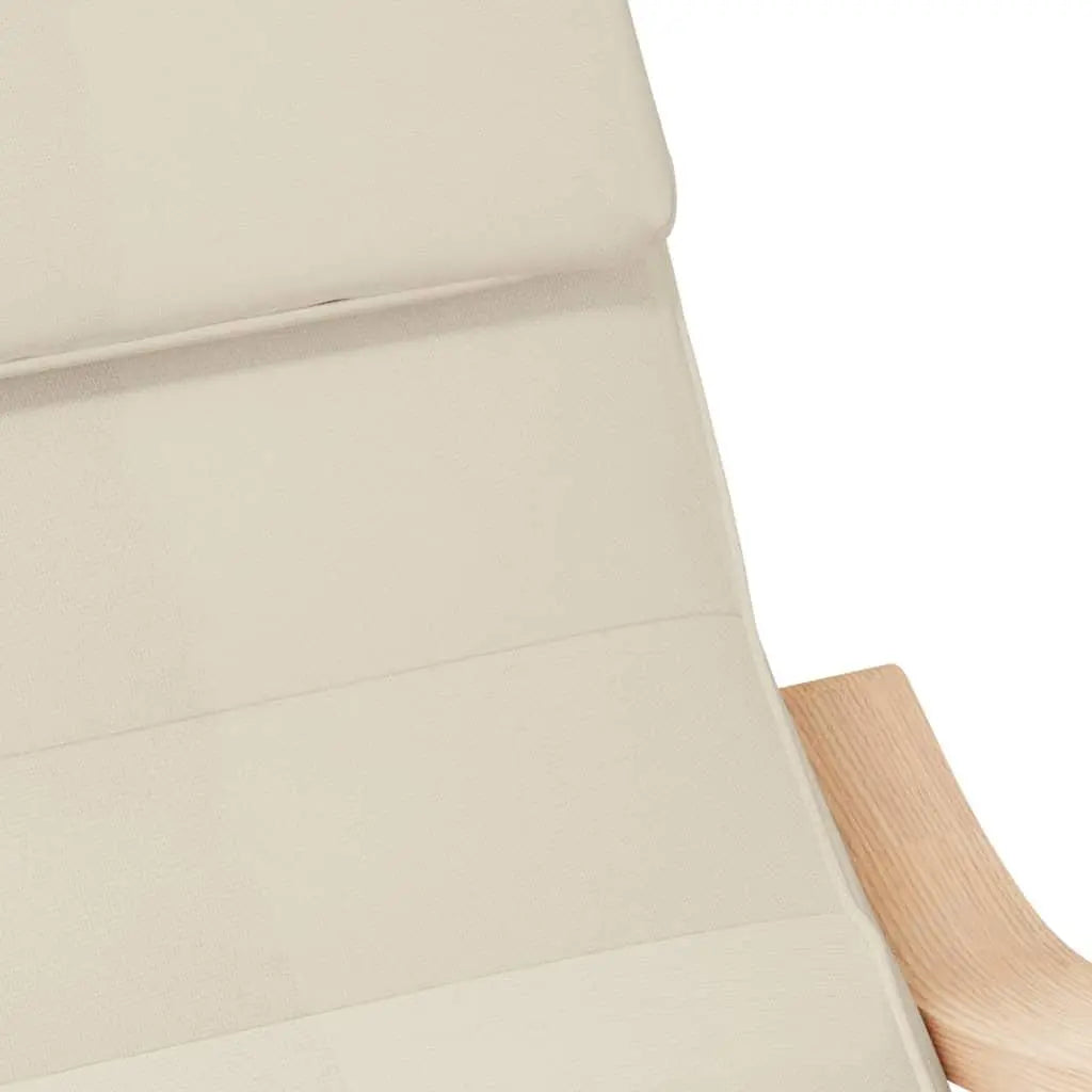 Rocking Chair Cream Fabric Londecor