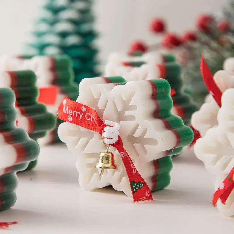 Christmas Gift Snowflake Candle Londecor