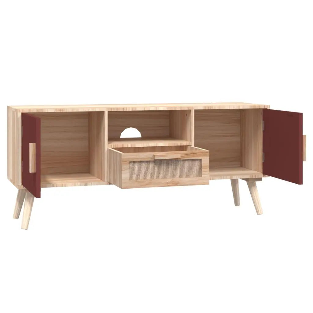 TV Cabinet with Doors 105x30x45 cm Wood Londecor