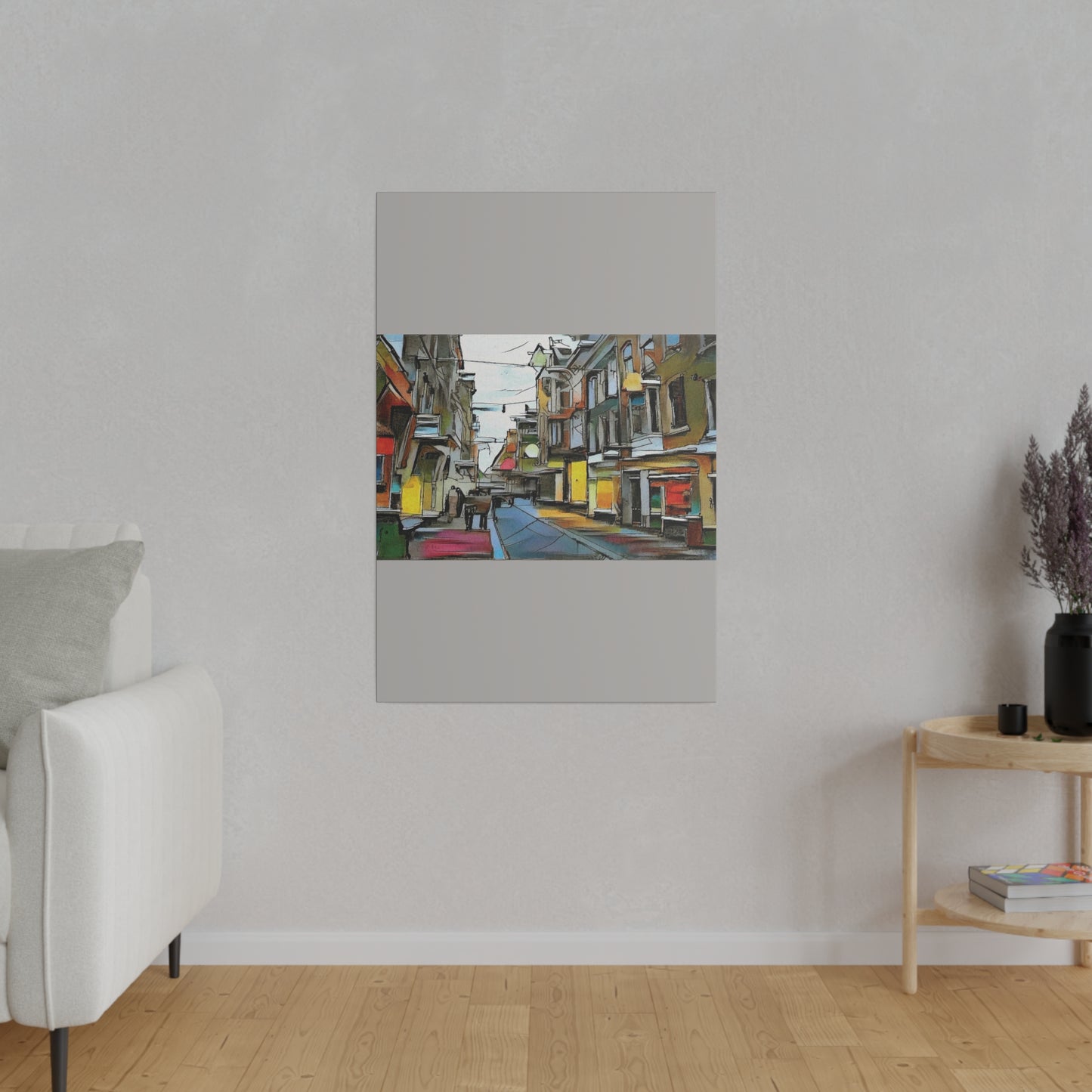 On The High Street Canvas Printify