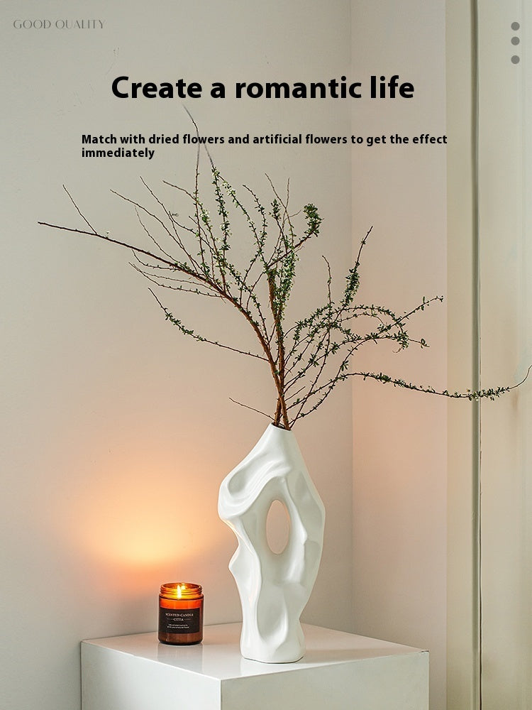 White vase