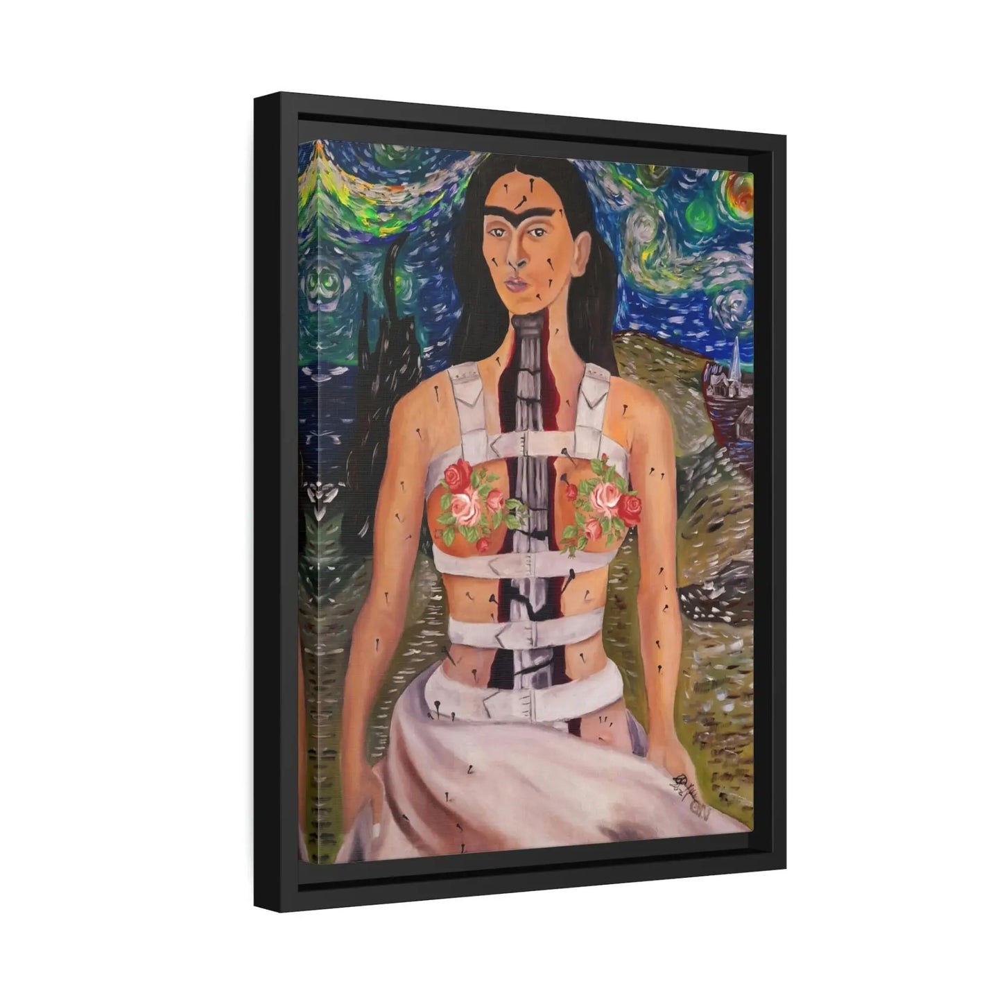 Canvas Wall Art Matte With Frame & Eco- Friendly FRIDA Londecor