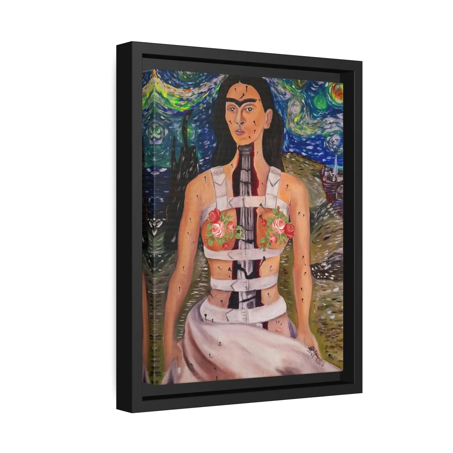 Canvas Wall Art Matte With Frame & Eco- Friendly FRIDA Londecor
