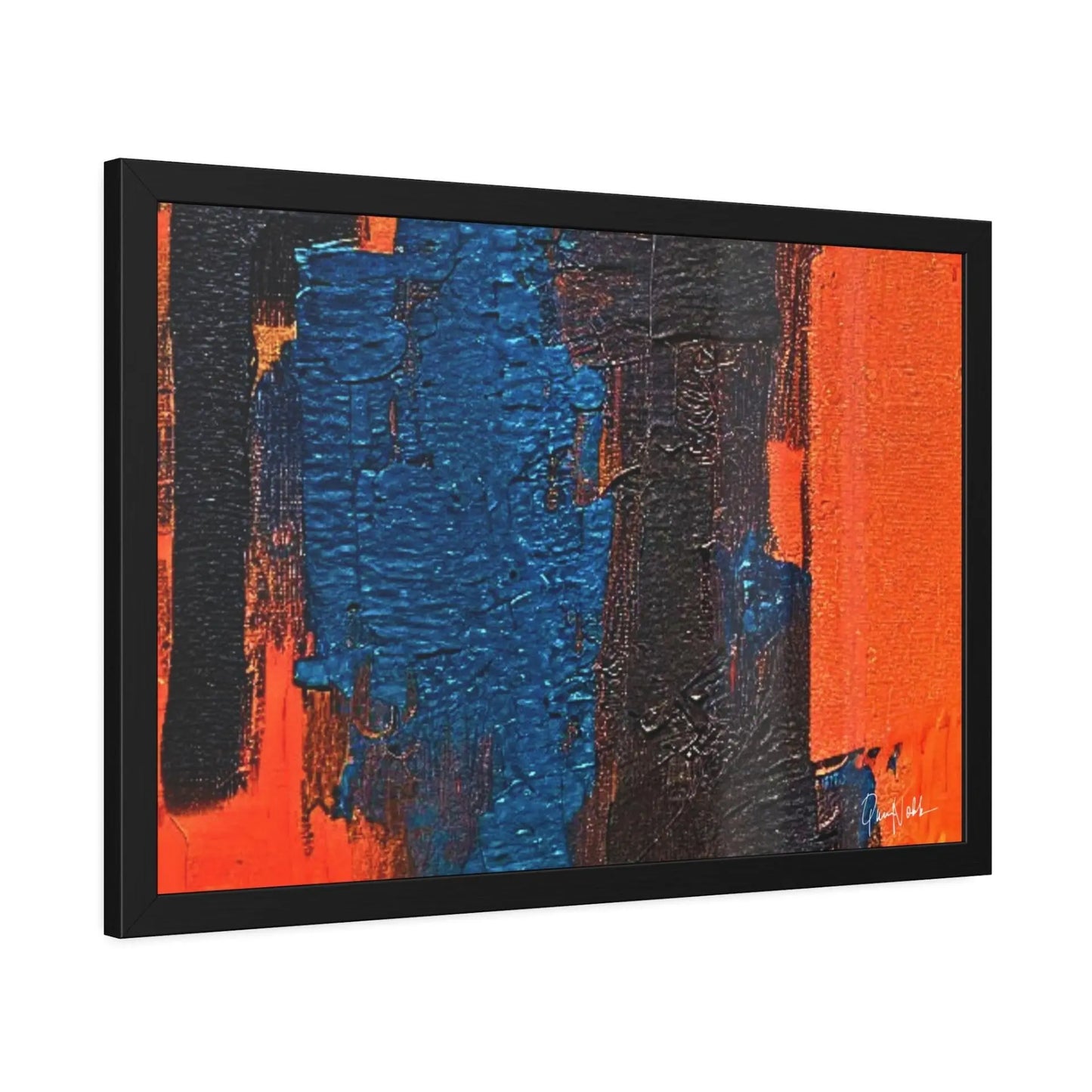 Framed Abstract Poster STRENGHT Open Edition Eco-Friendly By QueenNoble Londecor