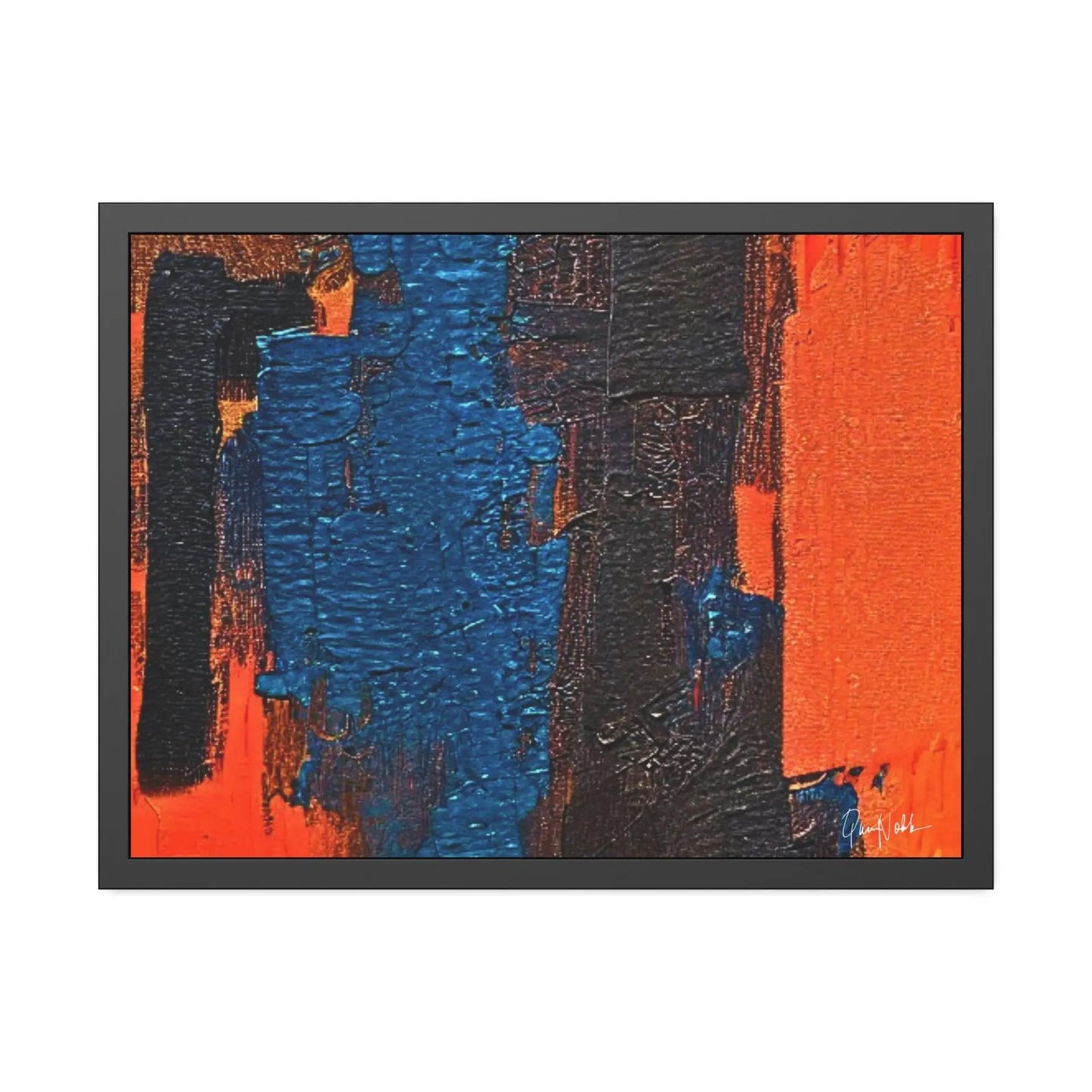 Framed Abstract Poster STRENGHT Open Edition Eco-Friendly By QueenNoble Londecor