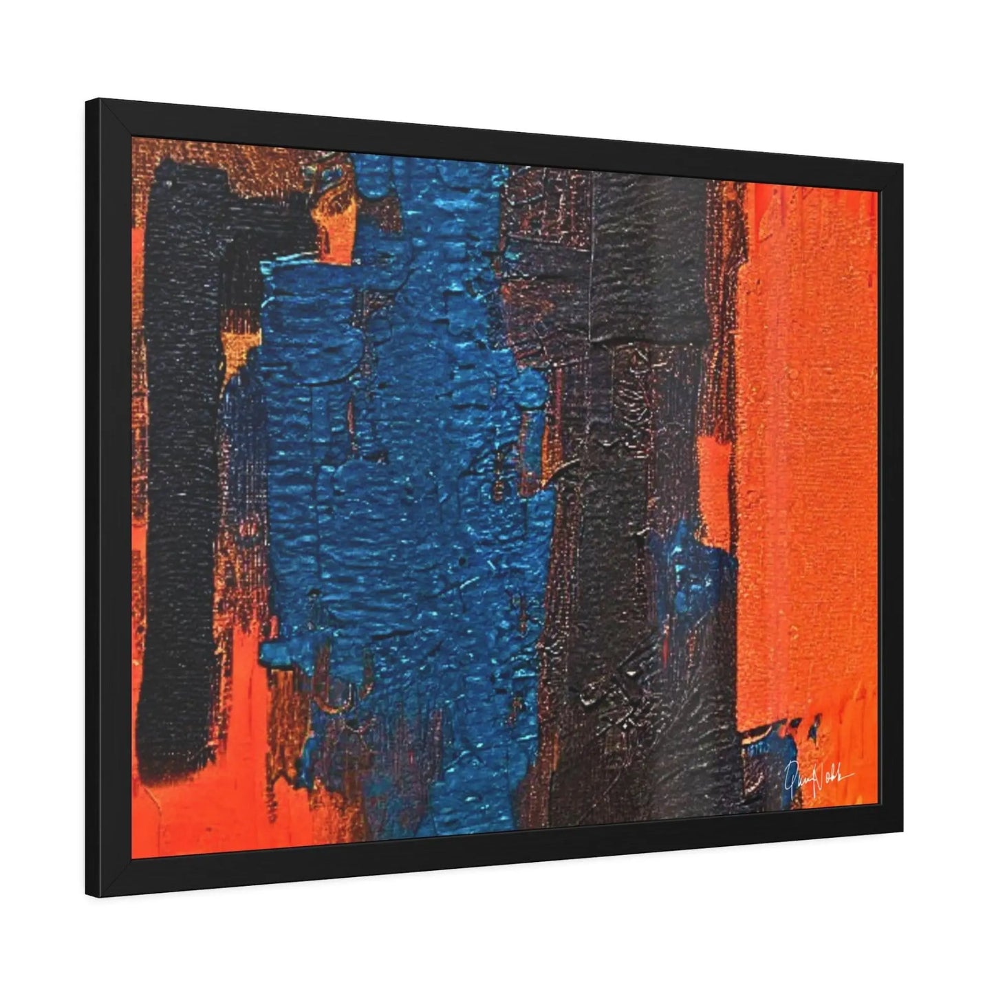 Framed Abstract Poster STRENGHT Open Edition Eco-Friendly By QueenNoble Londecor