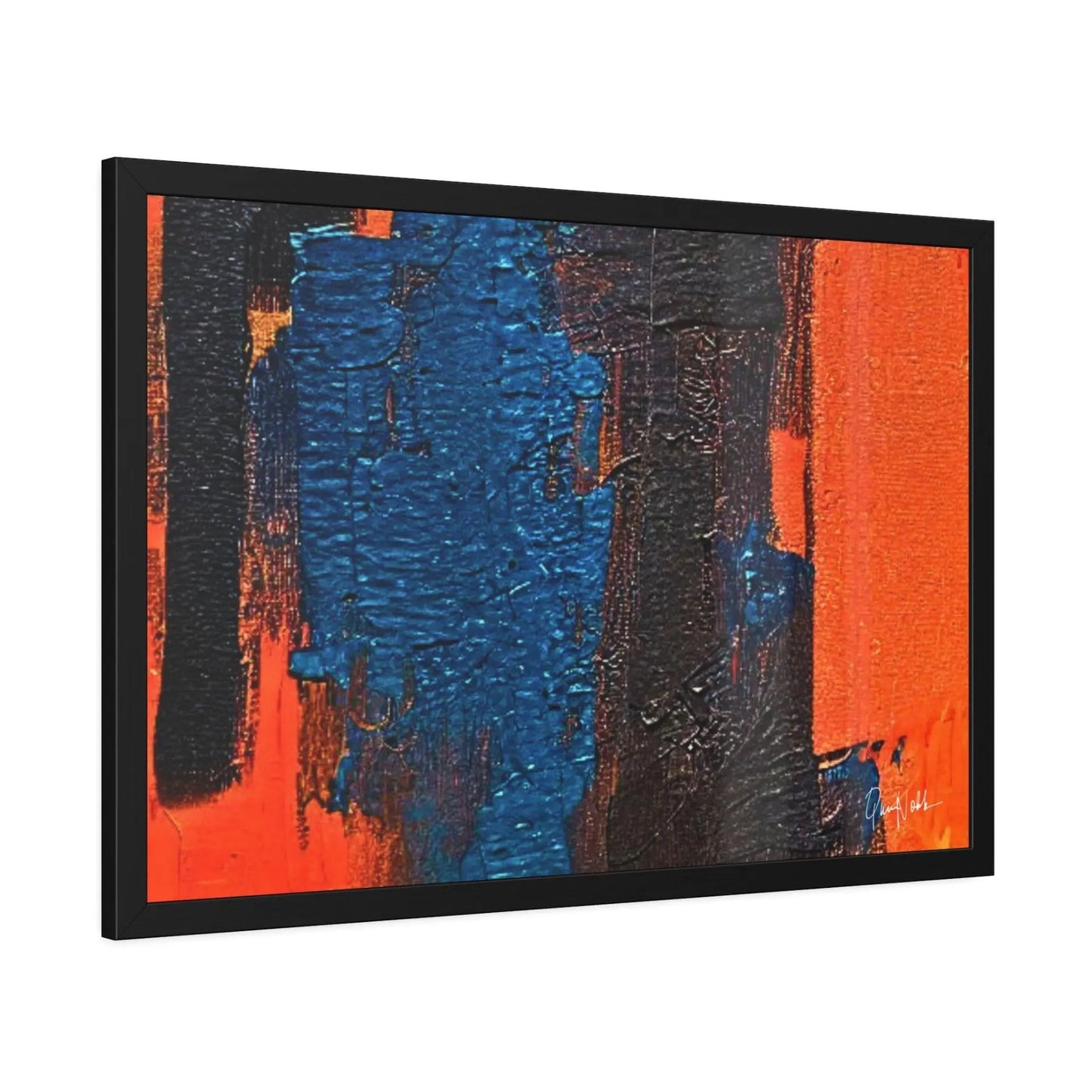 Framed Abstract Poster STRENGHT Open Edition Eco-Friendly By QueenNoble Londecor