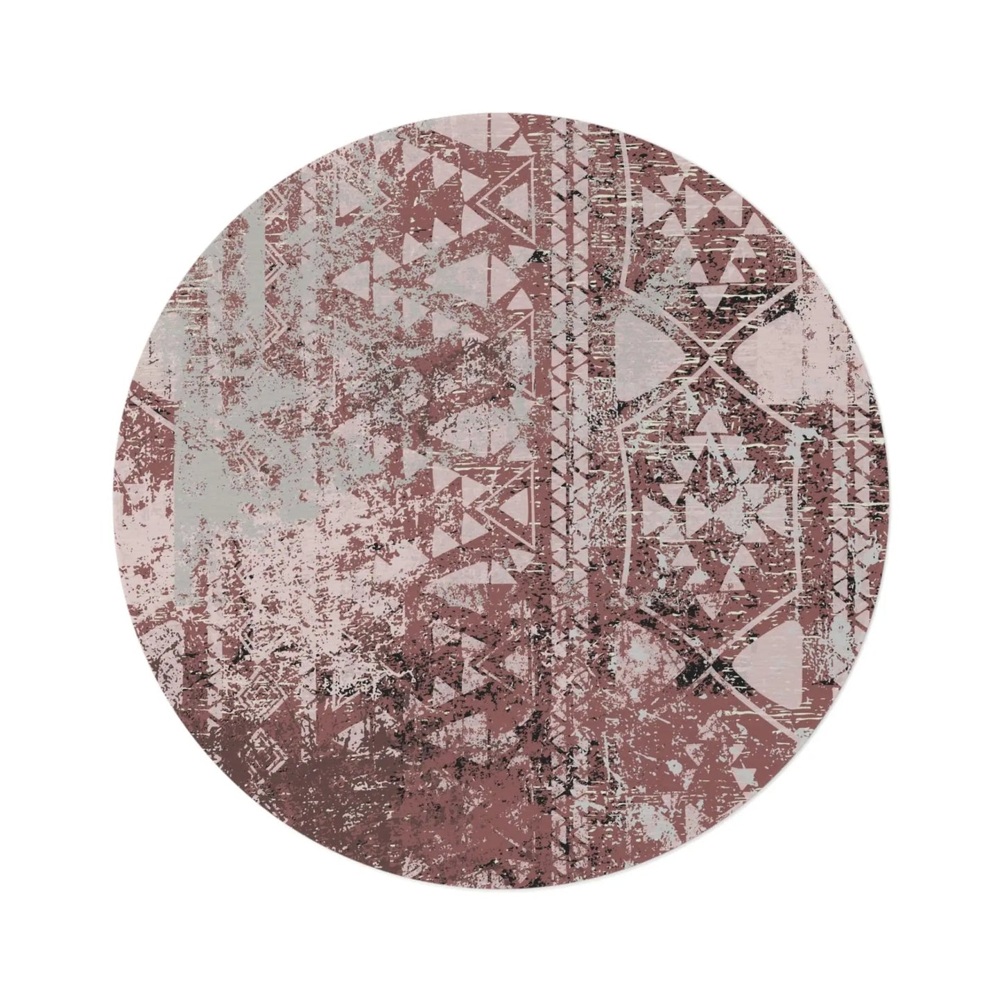 Meditation Multi-Purpose Designer Round Rug AZTEC Londecor
