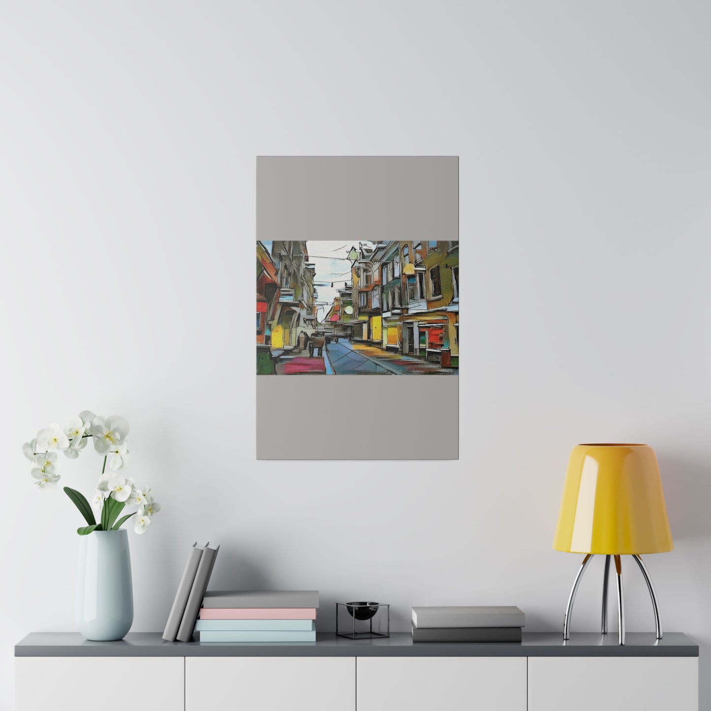 On The High Street Canvas Printify