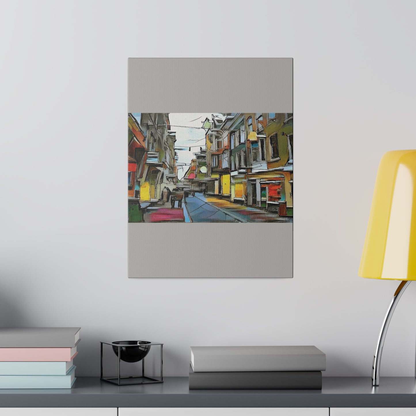 On The High Street Canvas Printify