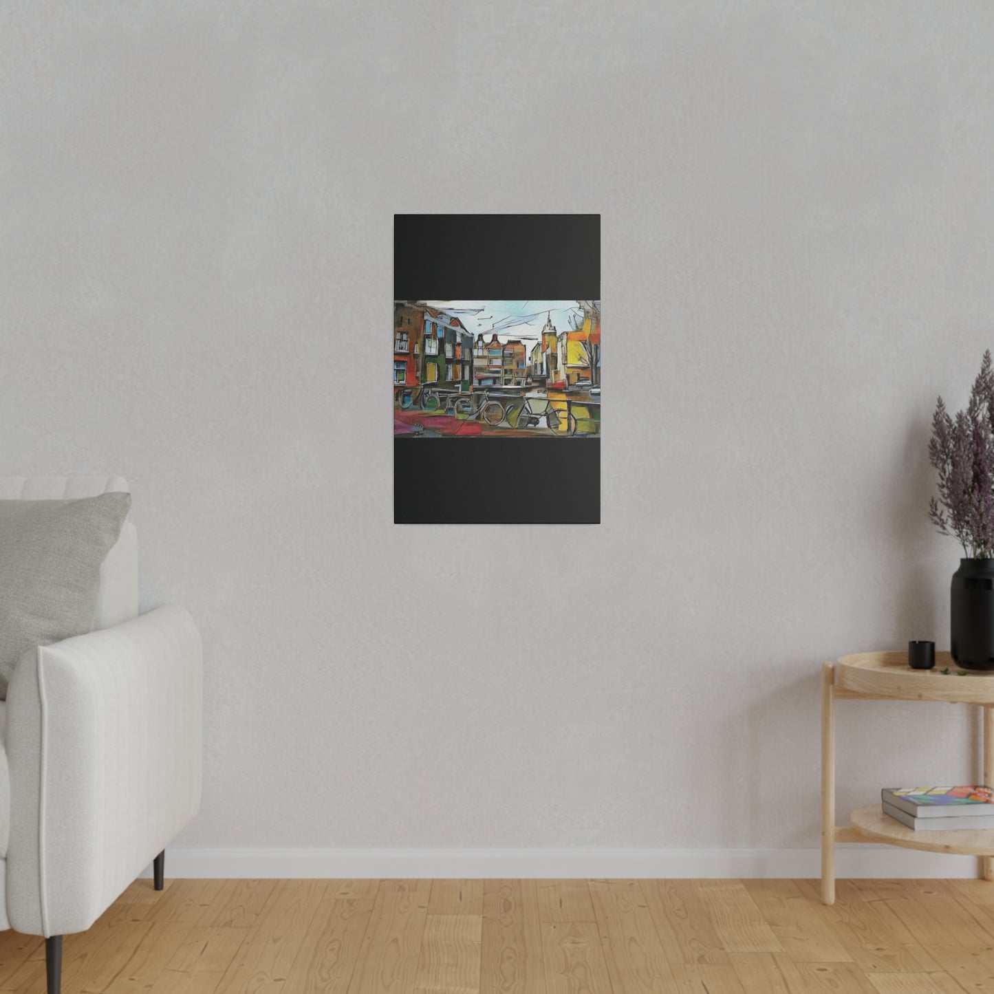 Walks in Amsterdam Canvas  Printify