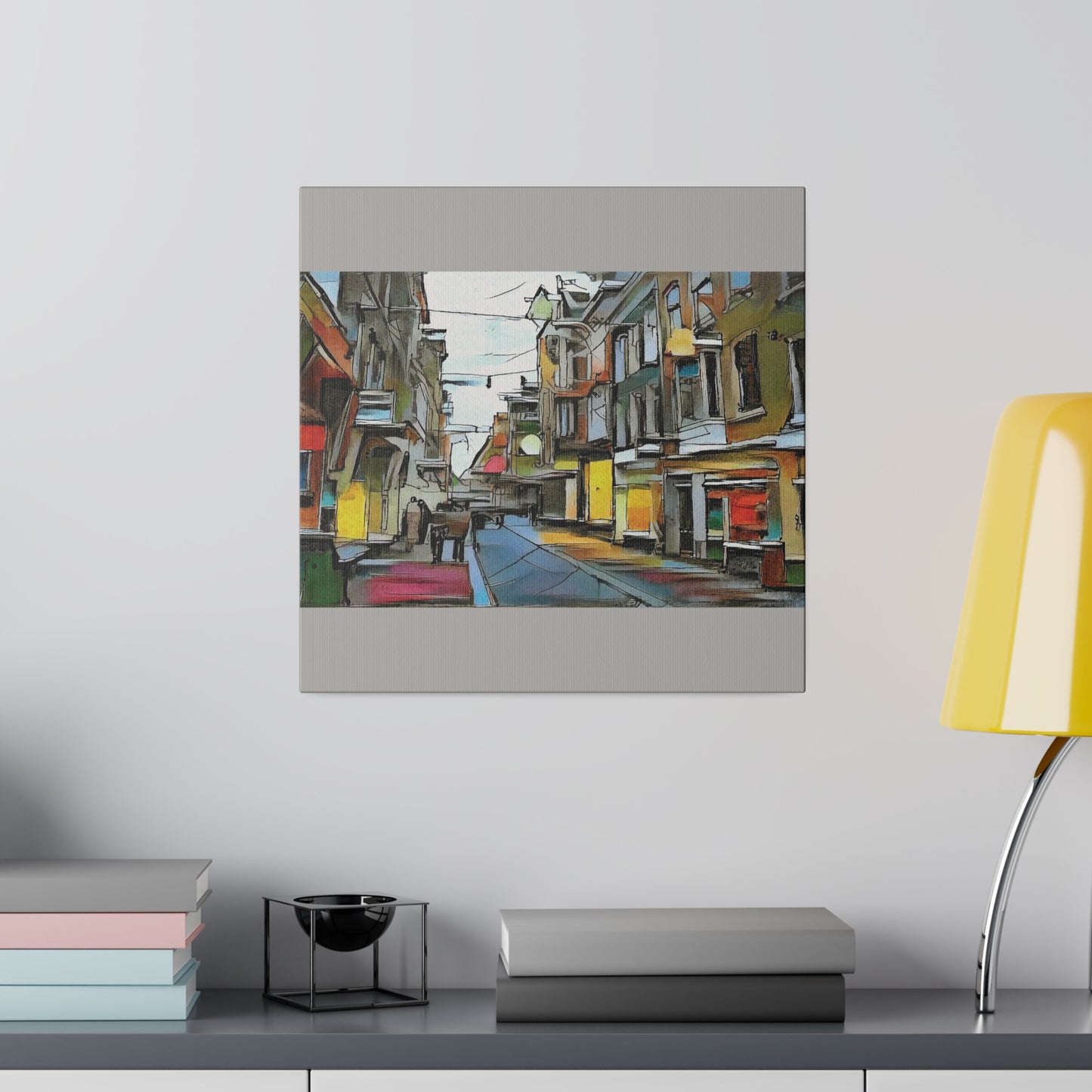 On The High Street Canvas Printify