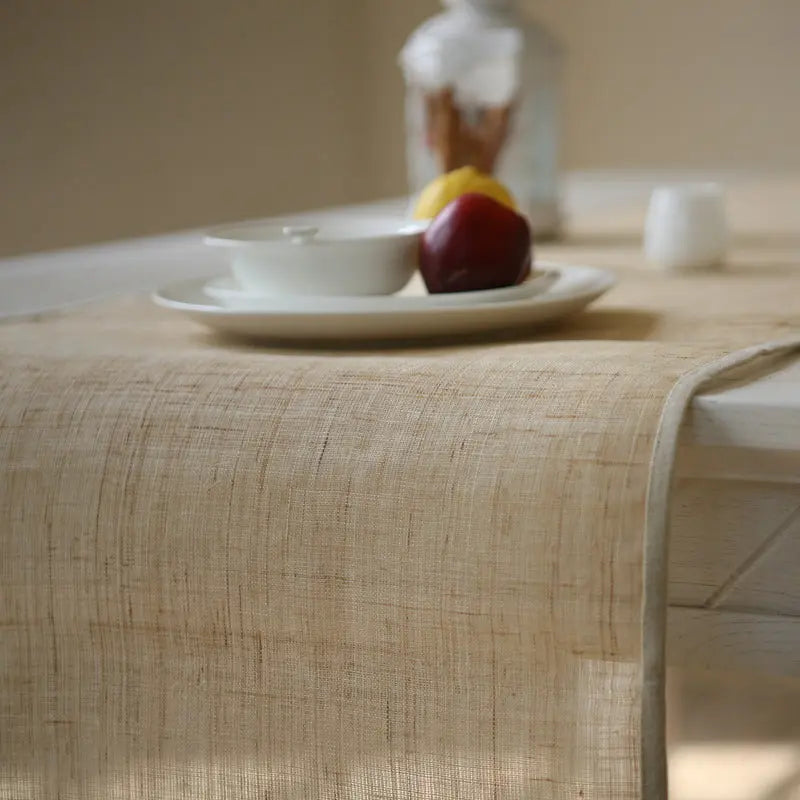 Handmade Pure Linen Woven Table Runner Londecor
