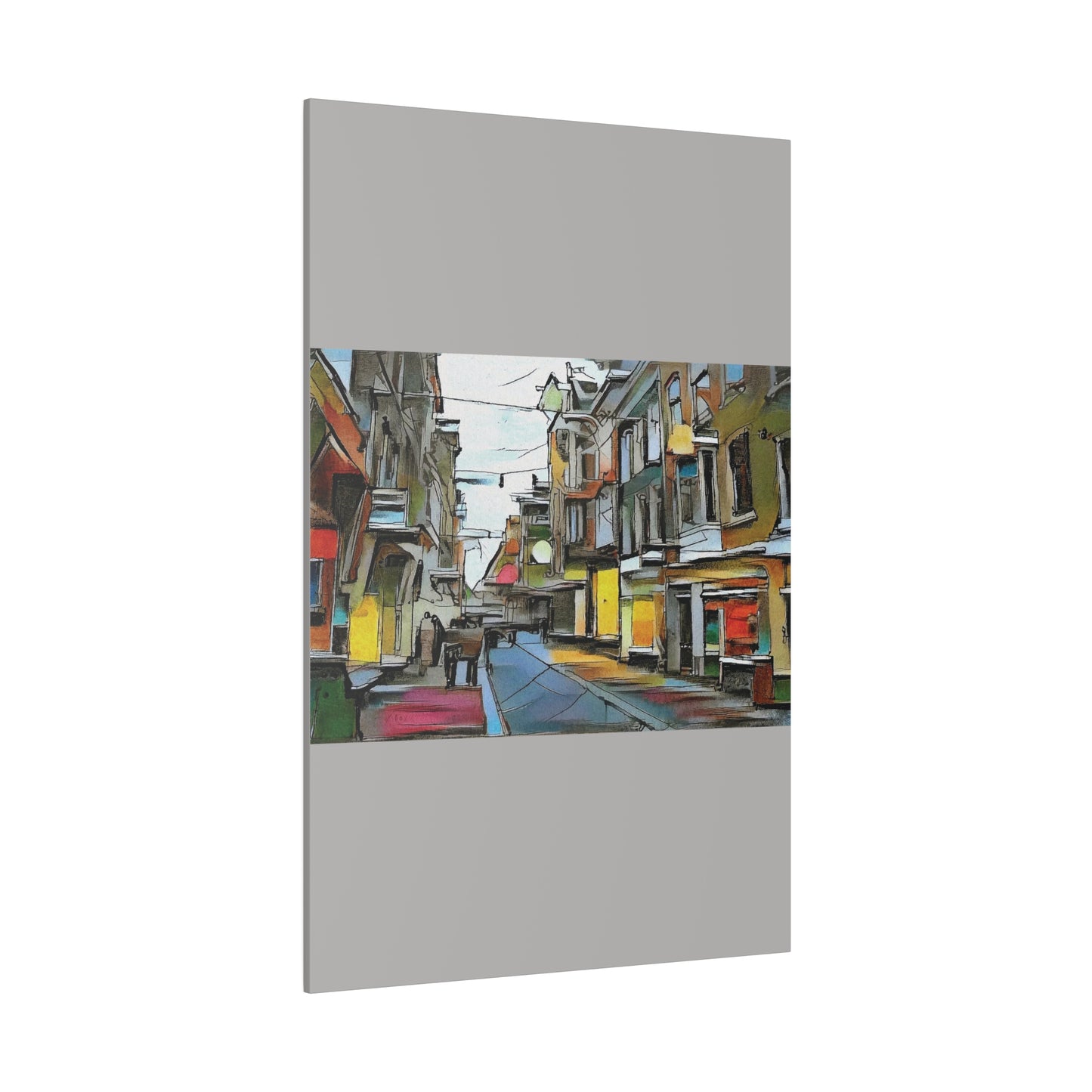 On The High Street Canvas Printify