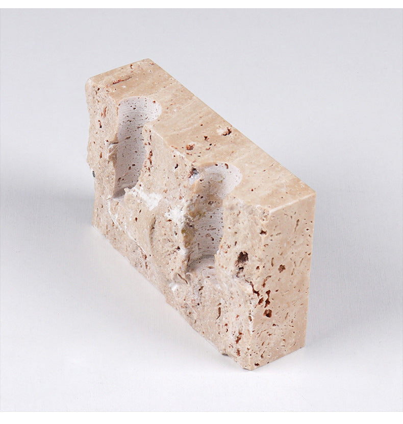 Product information: Material: Marble Size: yellow cave type a ZT0181HD, yellow cave type B ZT0182HD,Rosso Lepanto type a ZT0181ZL,Rosso Lepanto type B ZT0182ZL Process: Polishing Packing list: Candle Holder×1pc Product Image: Stone Candle Holder
