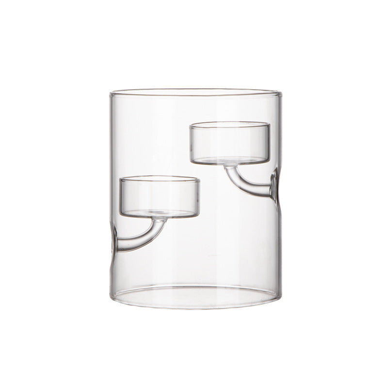 Glass Candle Holder
