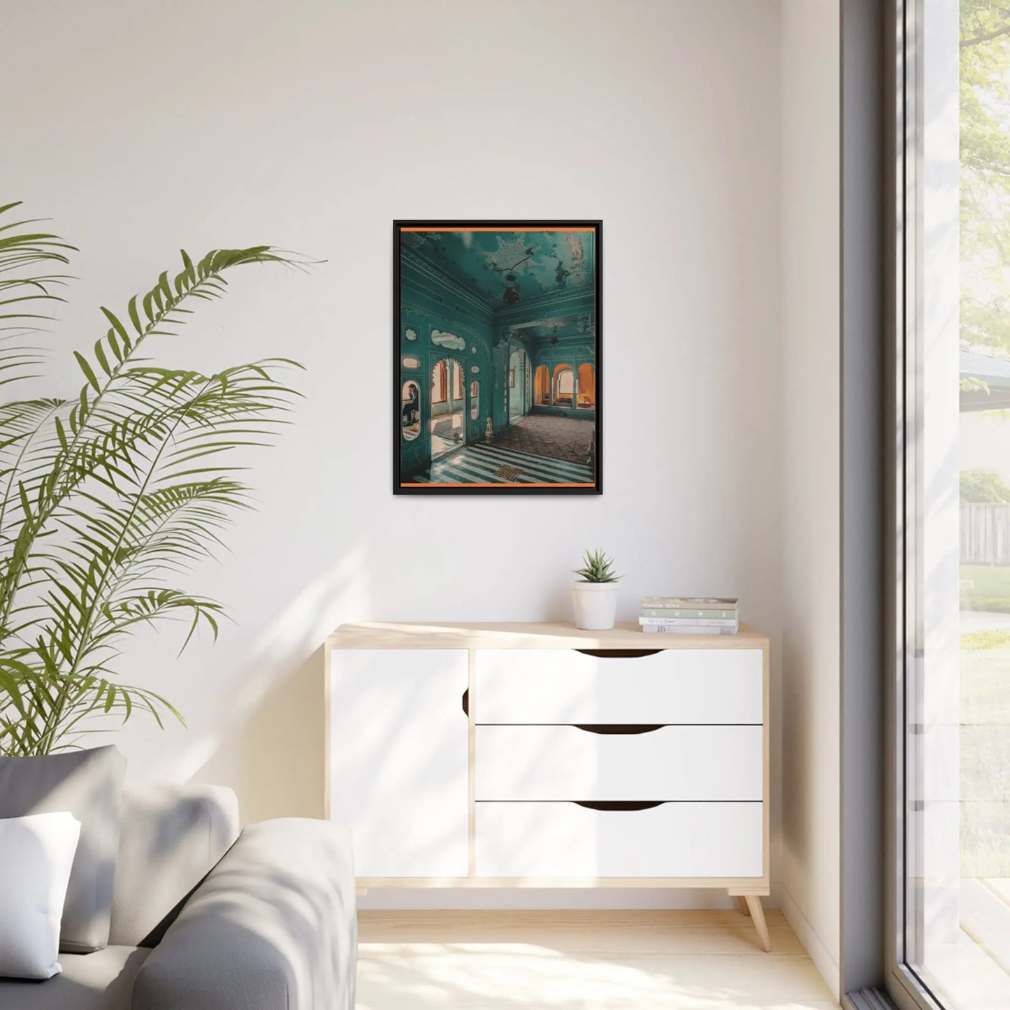 Matte Canvas, Black Frame Printify