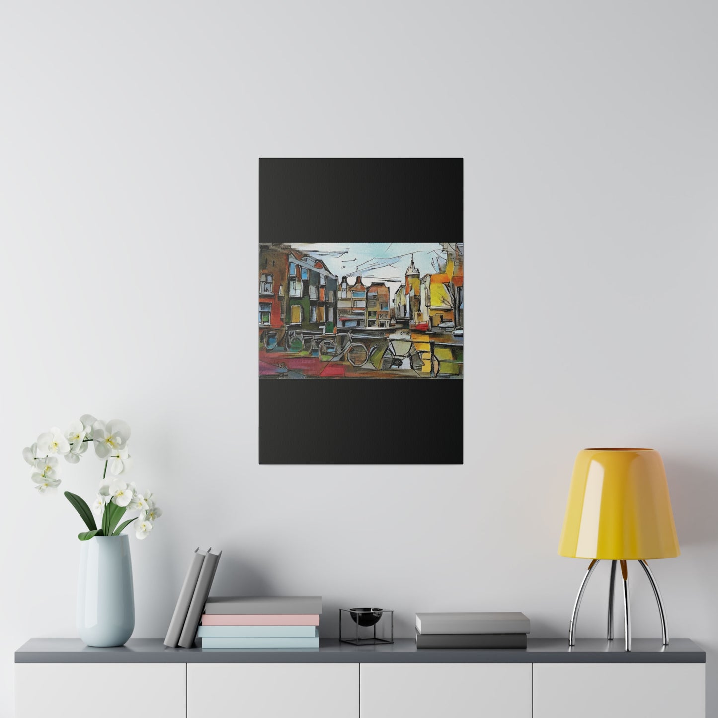 Walks in Amsterdam Canvas  Printify