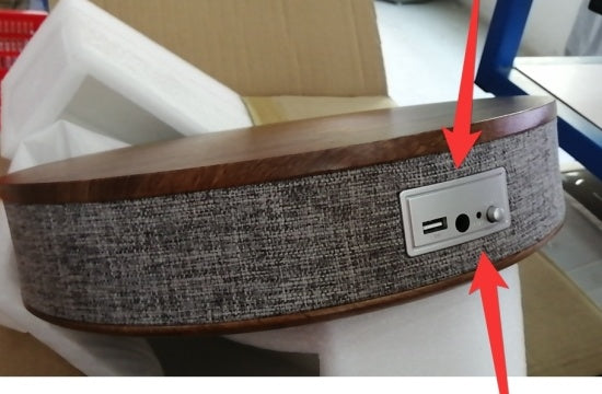 Wireless Charging Bluetooth Speaker Small Coffee Table