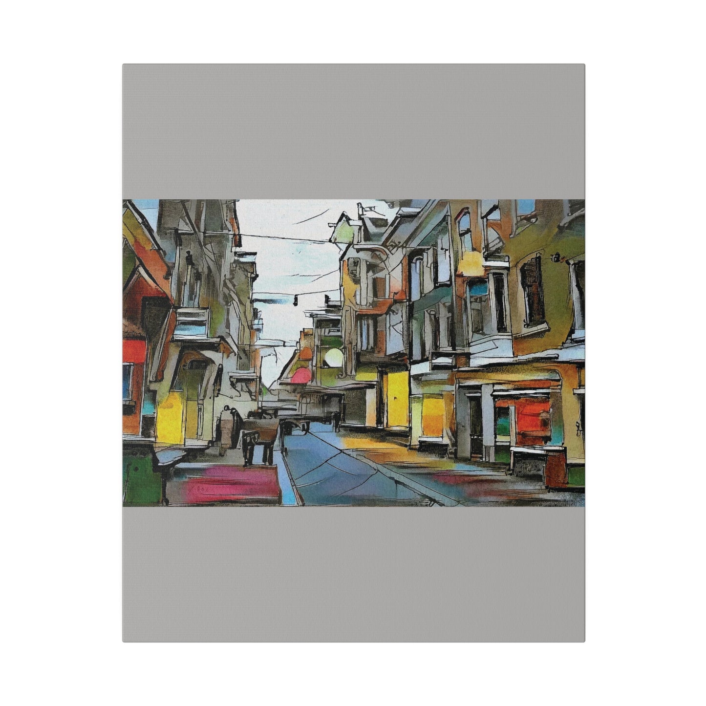 On The High Street Canvas Printify