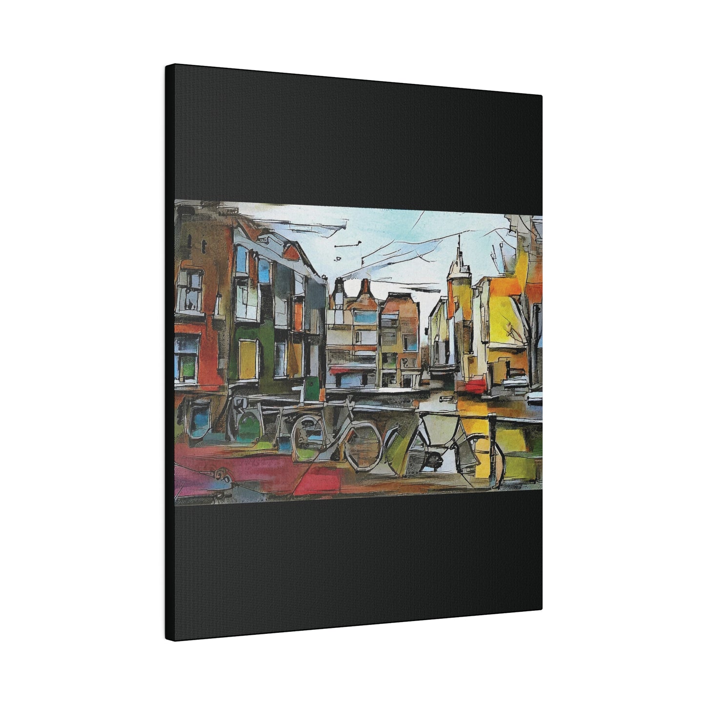 Walks in Amsterdam Canvas  Printify