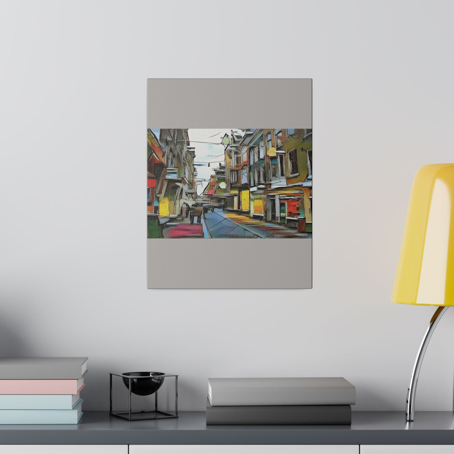 On The High Street Canvas Printify