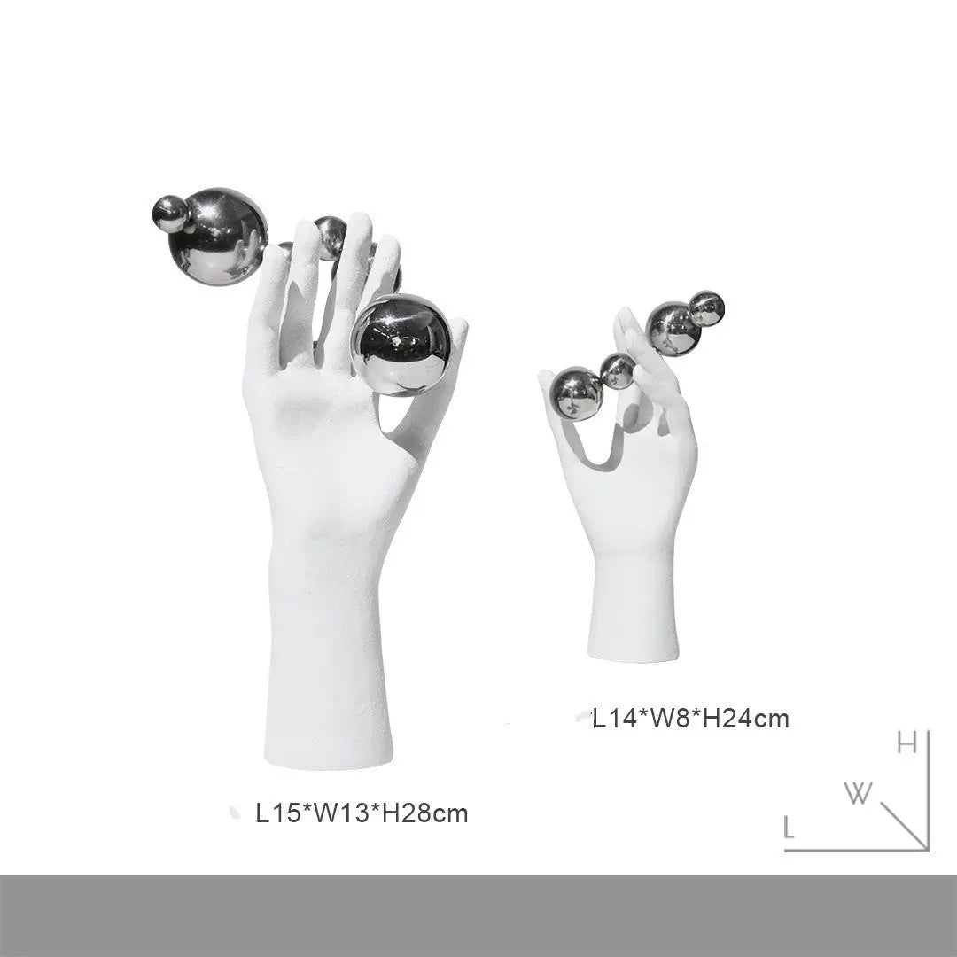 Light Luxury Creative Hand Shape Londecor