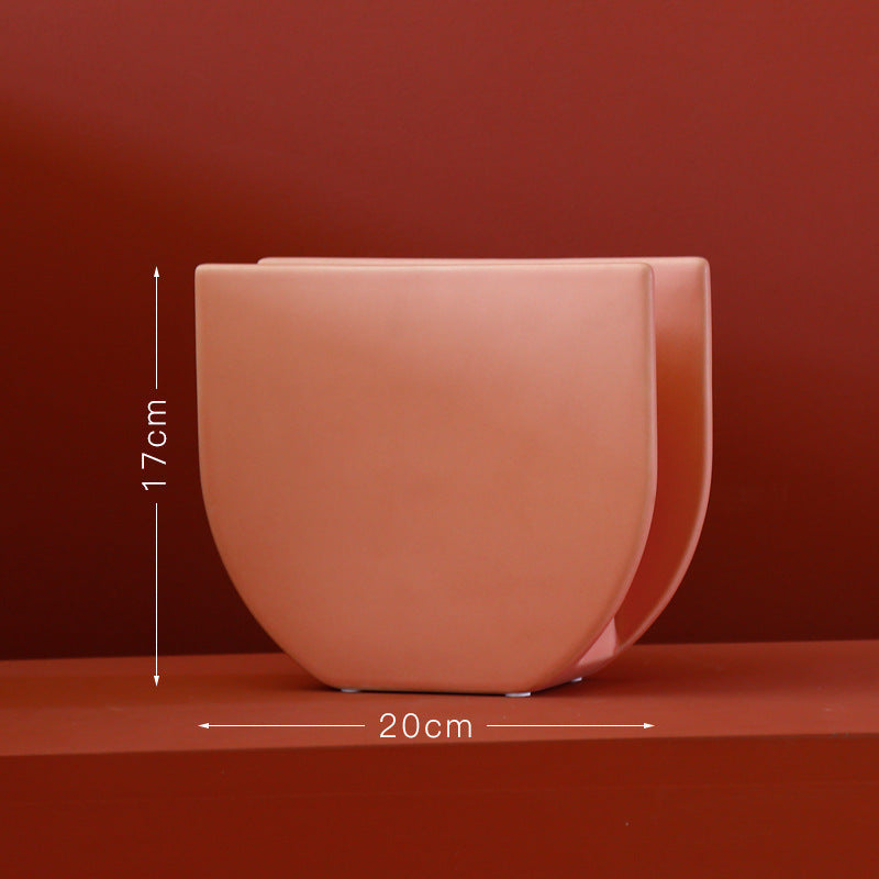 Nordic Ceramic Vase Decoration
