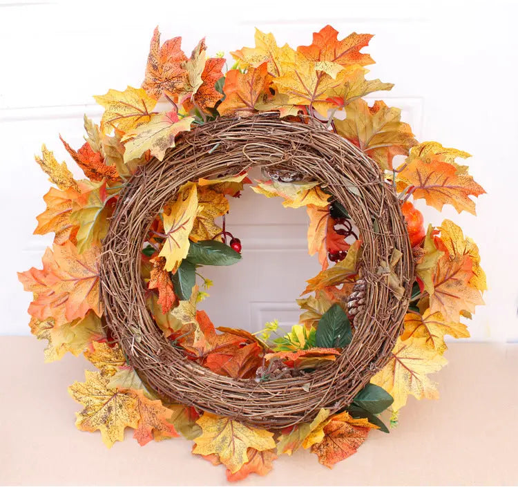 Halloween Autumn Leaf Garland Pumpkin Home Decor Londecor