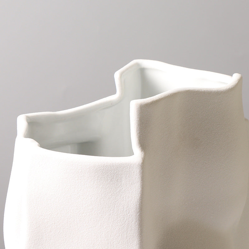 Ceramic Klein Blue Flower Vase