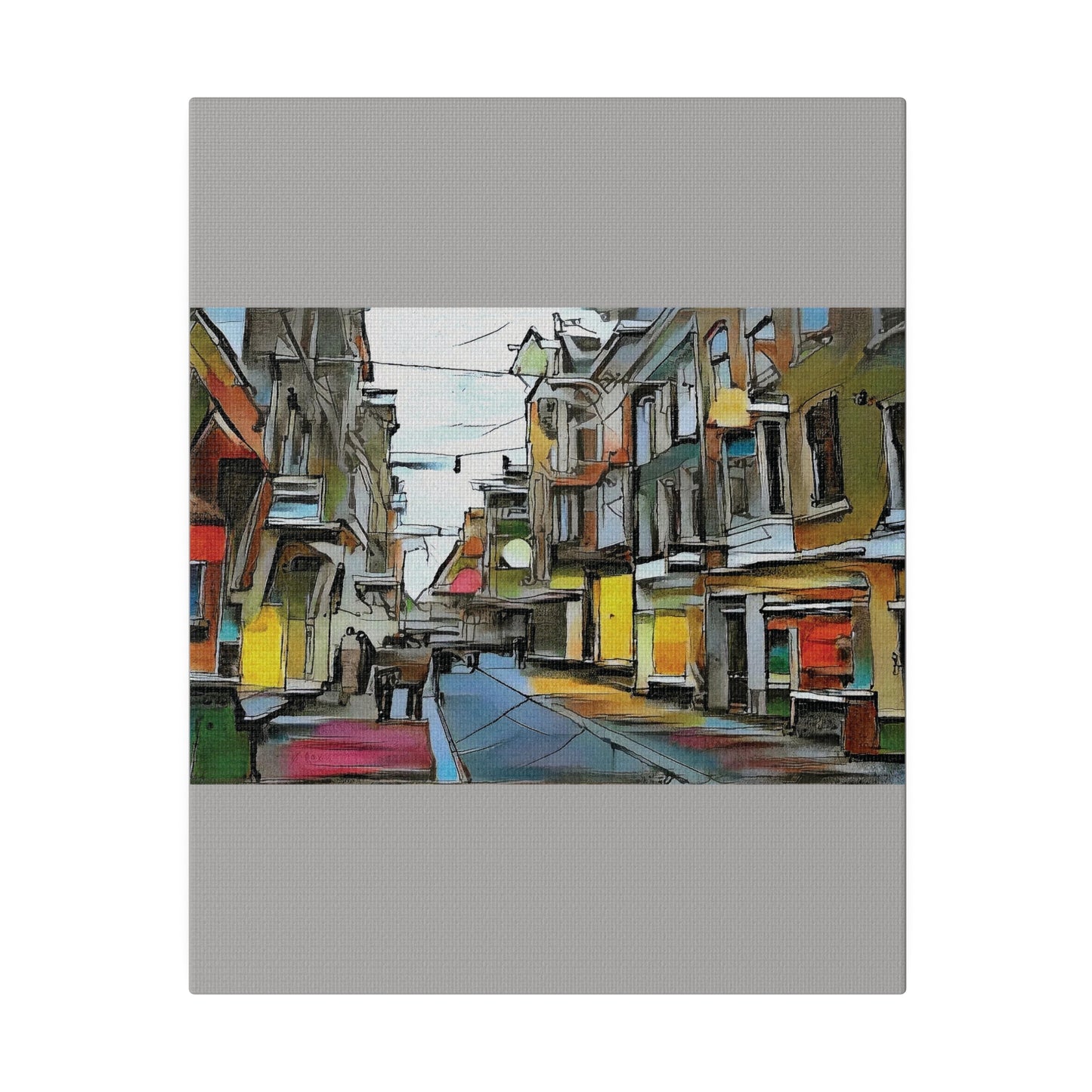 On The High Street Canvas Printify
