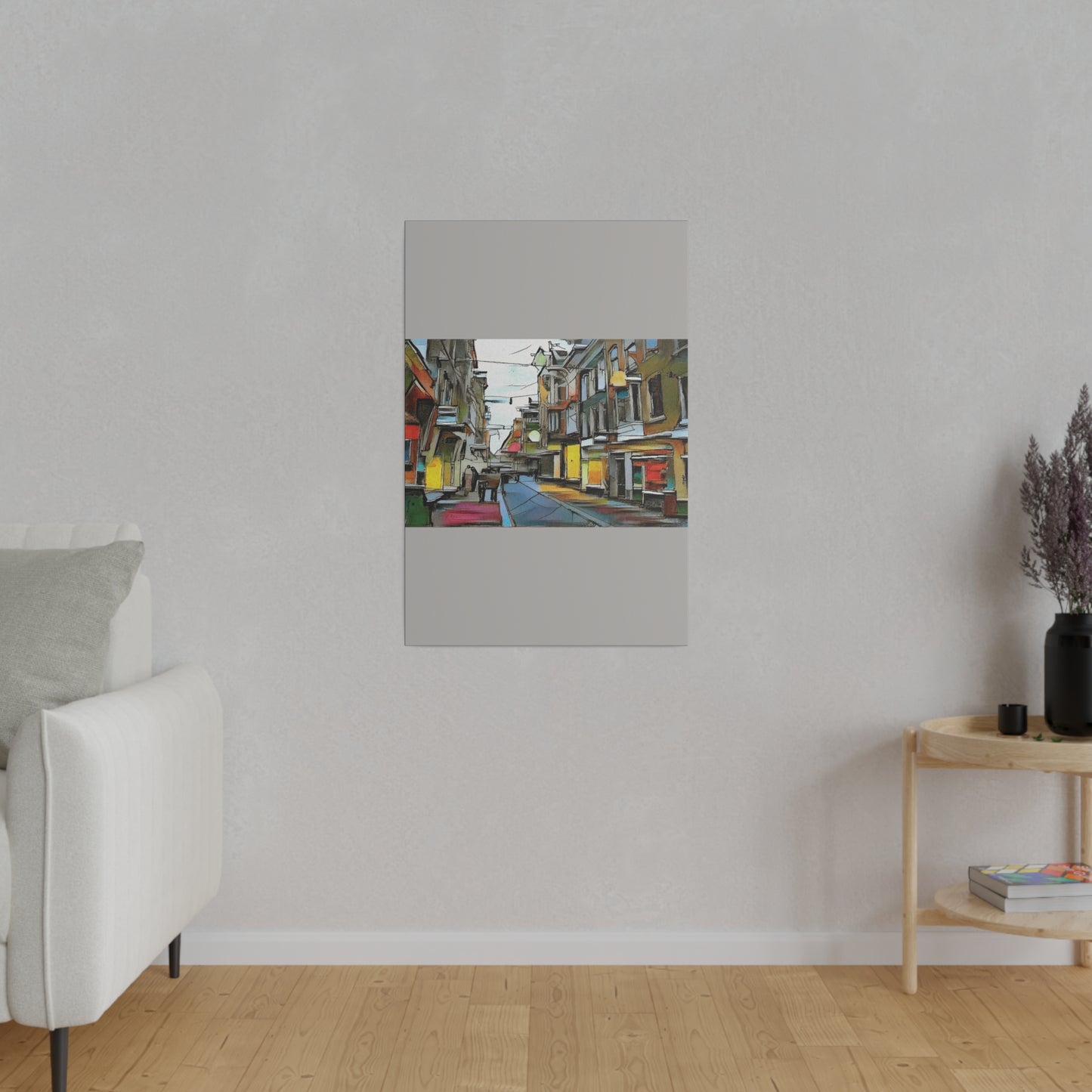 On The High Street Canvas Printify
